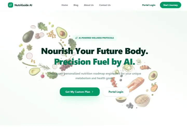 NutriGuideAI – AI-Powered Nutrition Assistant Desktop