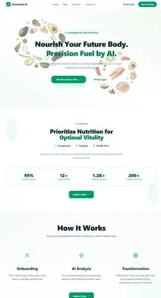 NutriGuideAI – AI-Powered Nutrition Assistant Mobile